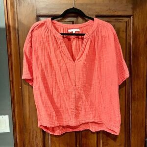 Xirena gauze coral top